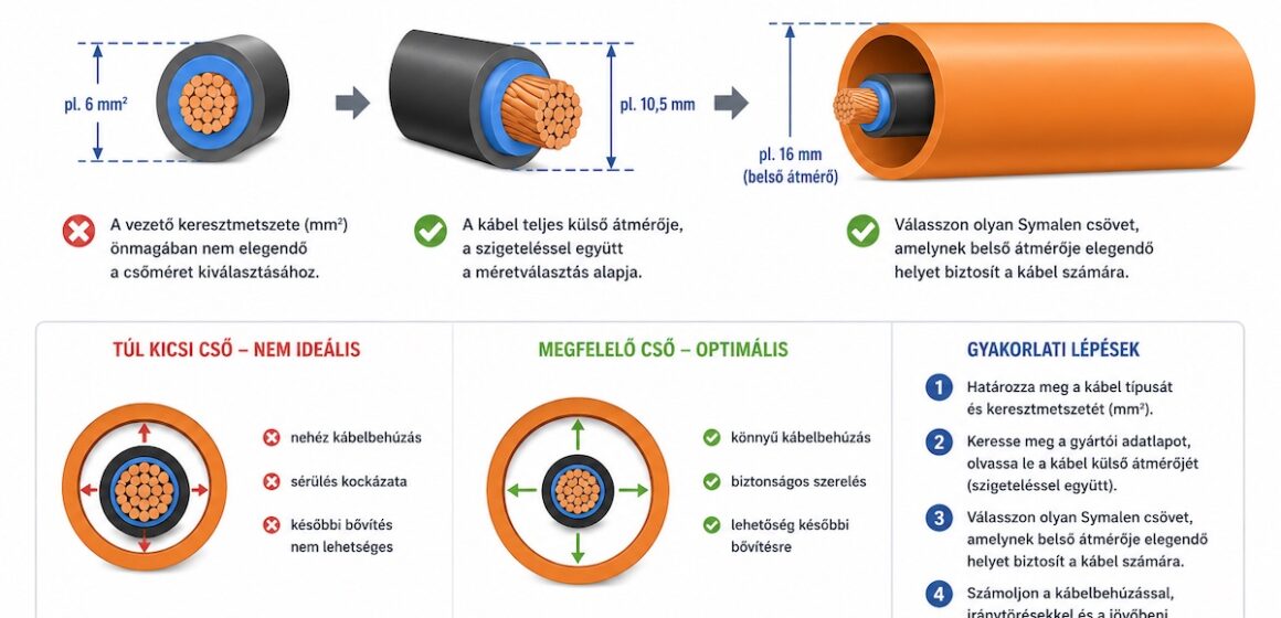 Miért narancssárga a Symalen védőcső?